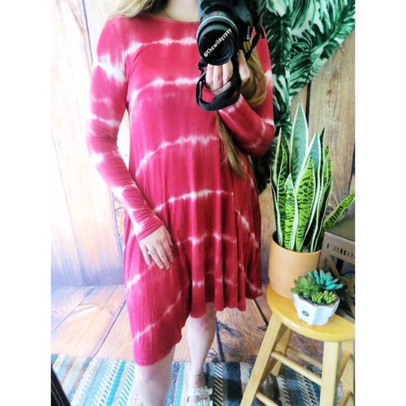 NWOT Ultra soft tie dye dress 🍃 - Picture 2 of 5